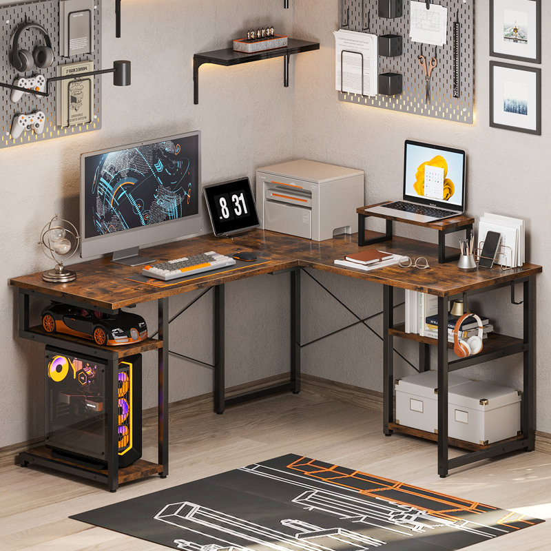 Inbox Zero Jaylo 50.39'' Desk & Reviews Wayfair